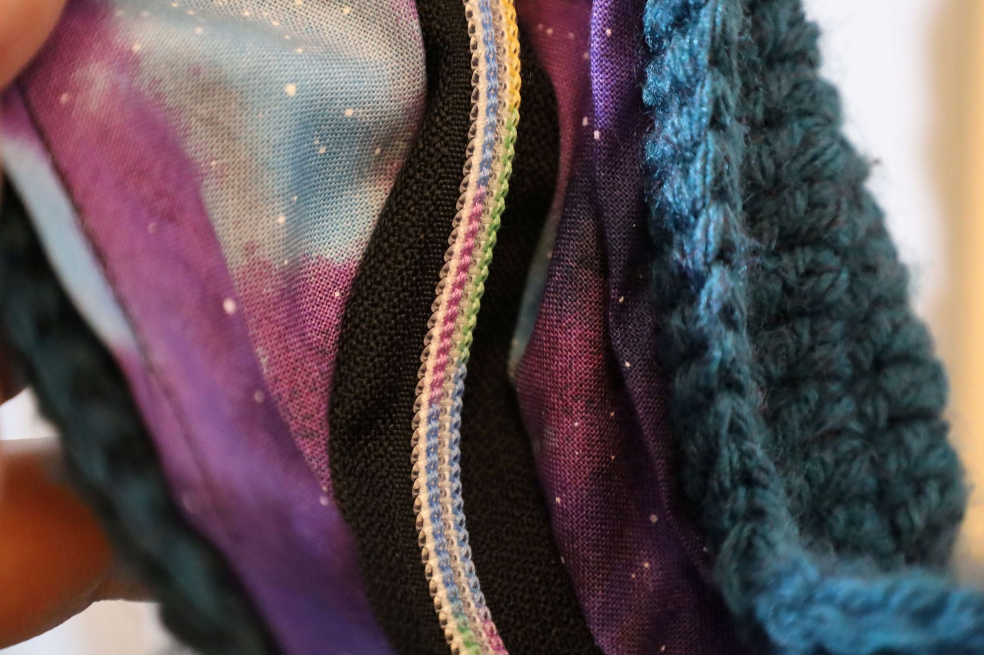 Night/Day Crochet Bag